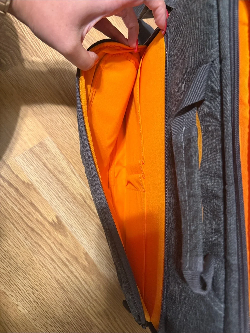 Dark Gray Laptop Messenger Bag